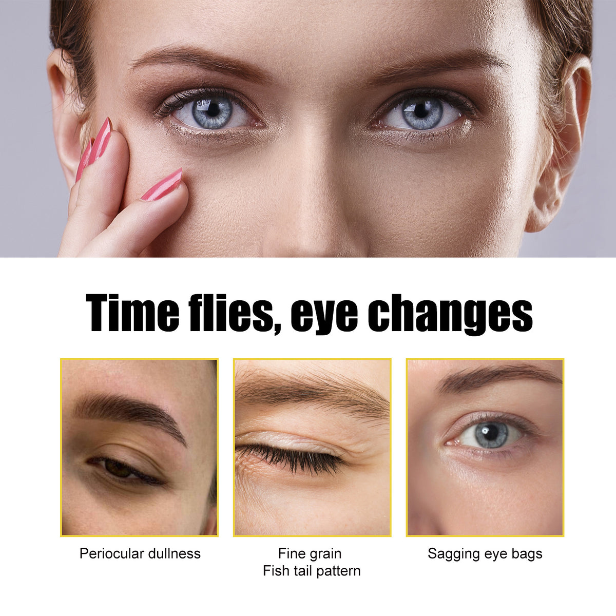 Collagen Gold Eye Mask Firming Eye Pattern Patch Overnight Dark Circles Under Eye Elastic Repair
