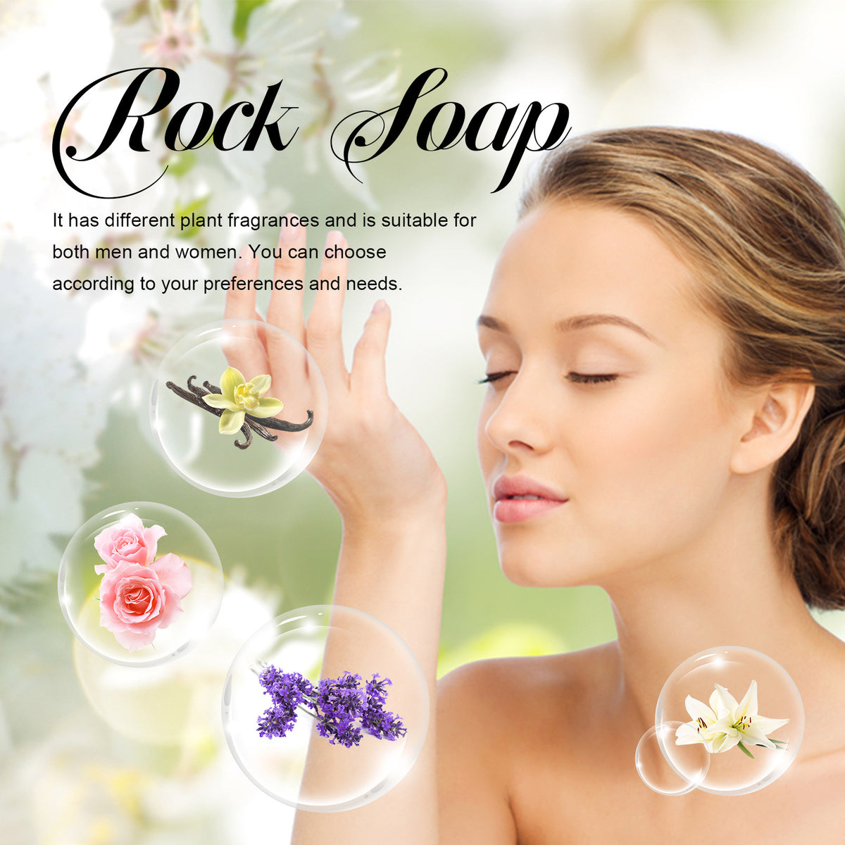 Rock Soap, Moisturize and moisturize Tender skin Joint Elbow Brightening Whitening Body Beauty soap