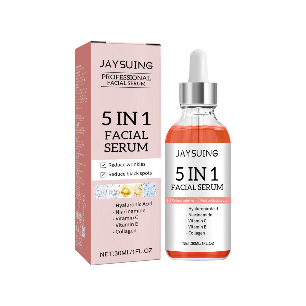 5 in 1 Face Serum, Moisturizes Skin Firming Lightening Acne Spots Beautiful Skin Serum