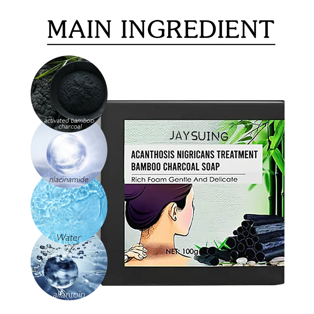 Jaysuing Underarm Whitening Soap, Clean And Repair Dark Skin Acanthosis Nigricans Moisturizing Whitening Beauty Soap
