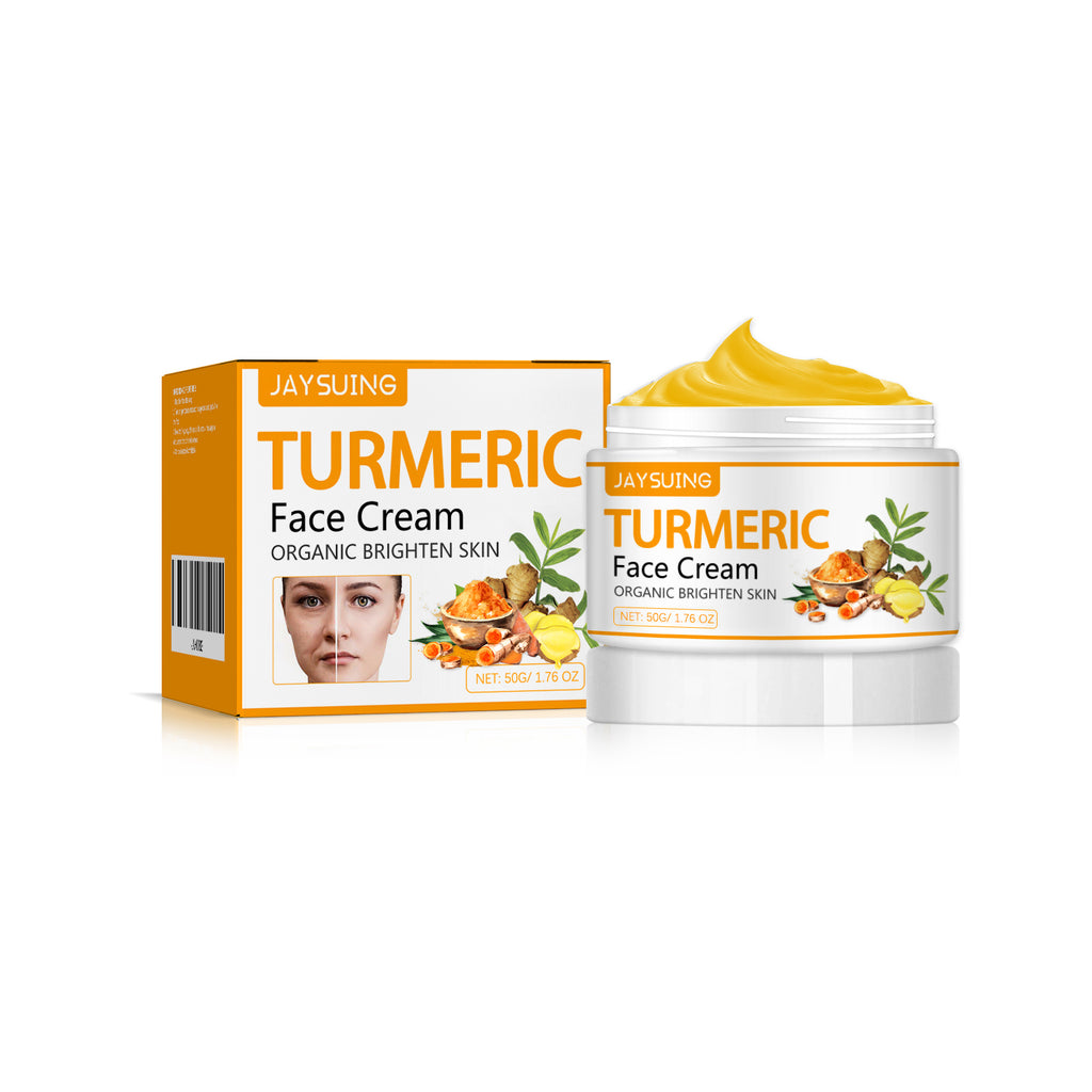 Jaysuing Turmeric Firming Beauty Cream, Lightens Wrinkles, Tightens Face, Brightens Skin And Prevents Aging Cream
